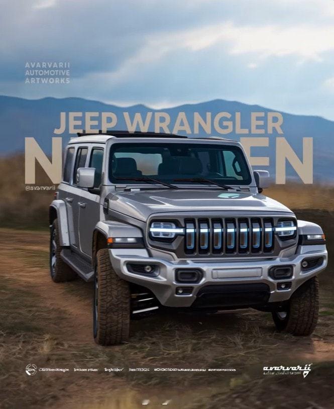 下一代JEEP牧马人渲染图 【新车渲染】下一代JEEP牧马人渲染图，大家觉得好看