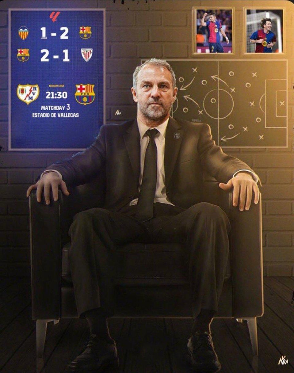 弗里克将带领球队打出怎样的比分？我们拭目以待#巴列卡诺vs巴萨# 快来预测比分吧