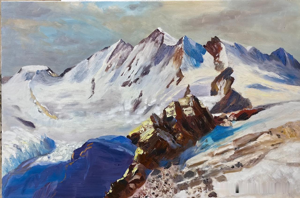 赴一场油画里的雪，赴一场无人打扰的安静。