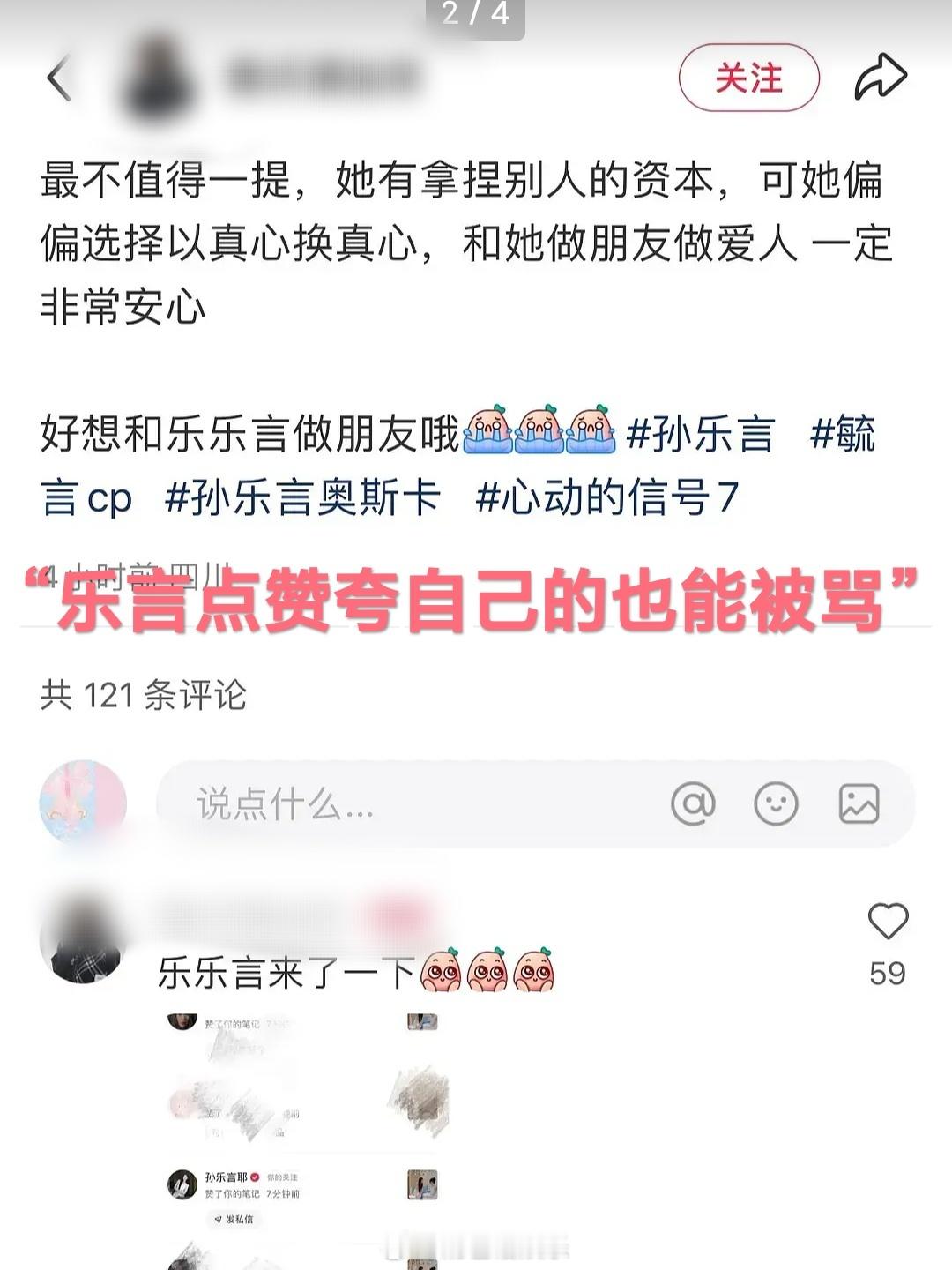 乐言被骂抱团，点赞夸自己的评论也能被审判？不知道为什么大家会对一个恋综女嘉宾有这