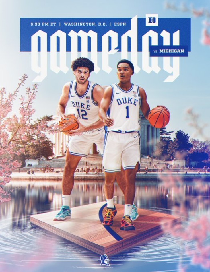 杜克男篮  明天早上7：30对阵密歇根大学!（美工突然换风格了） 