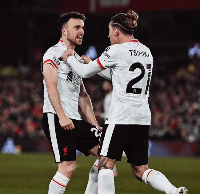 若塔这22秒的替补进球，直接刷新纪录，效率高到离谱。多少人上场还在找球感，他直接