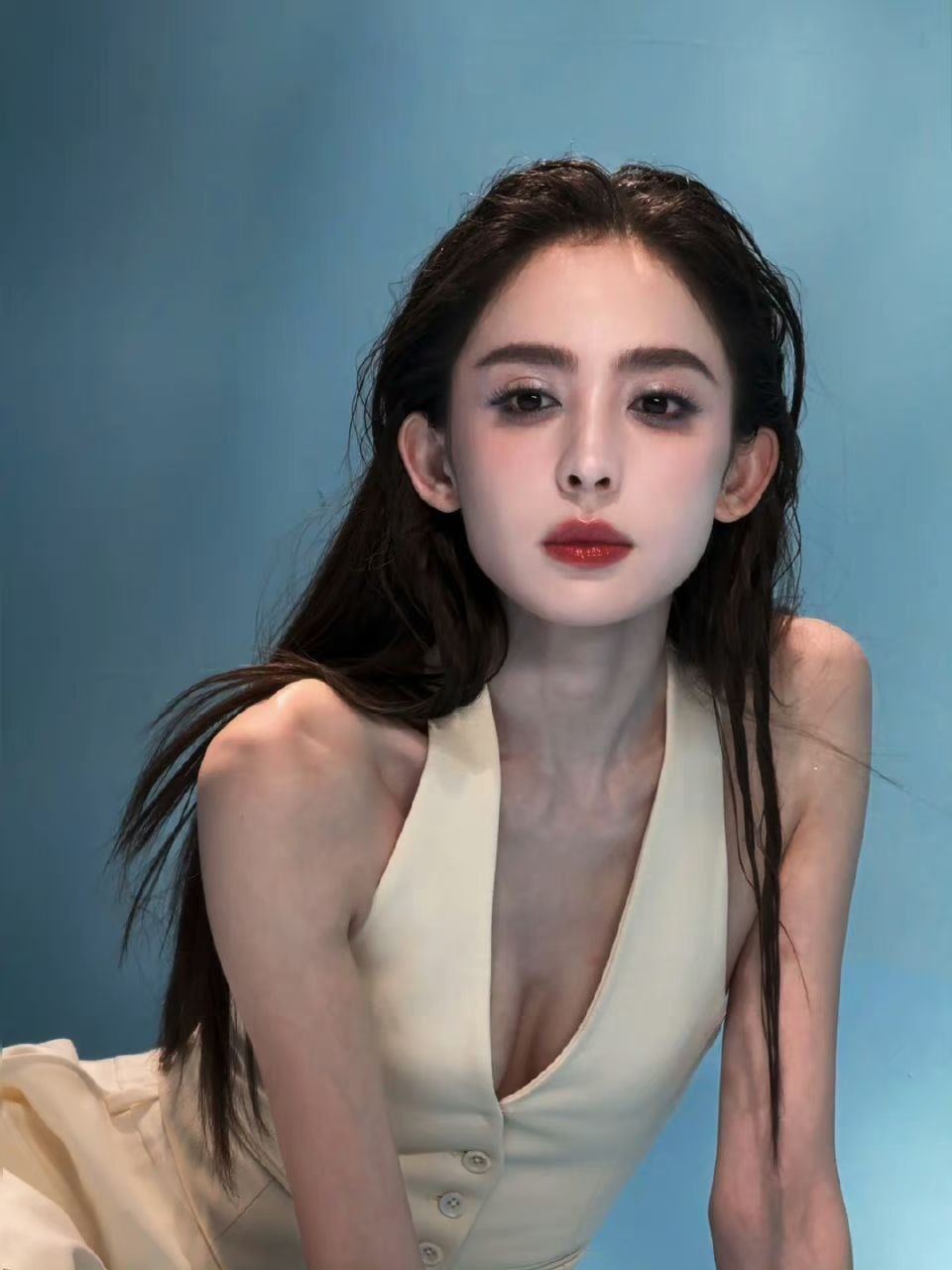 古力娜扎，湿发人鱼美人 ​​​