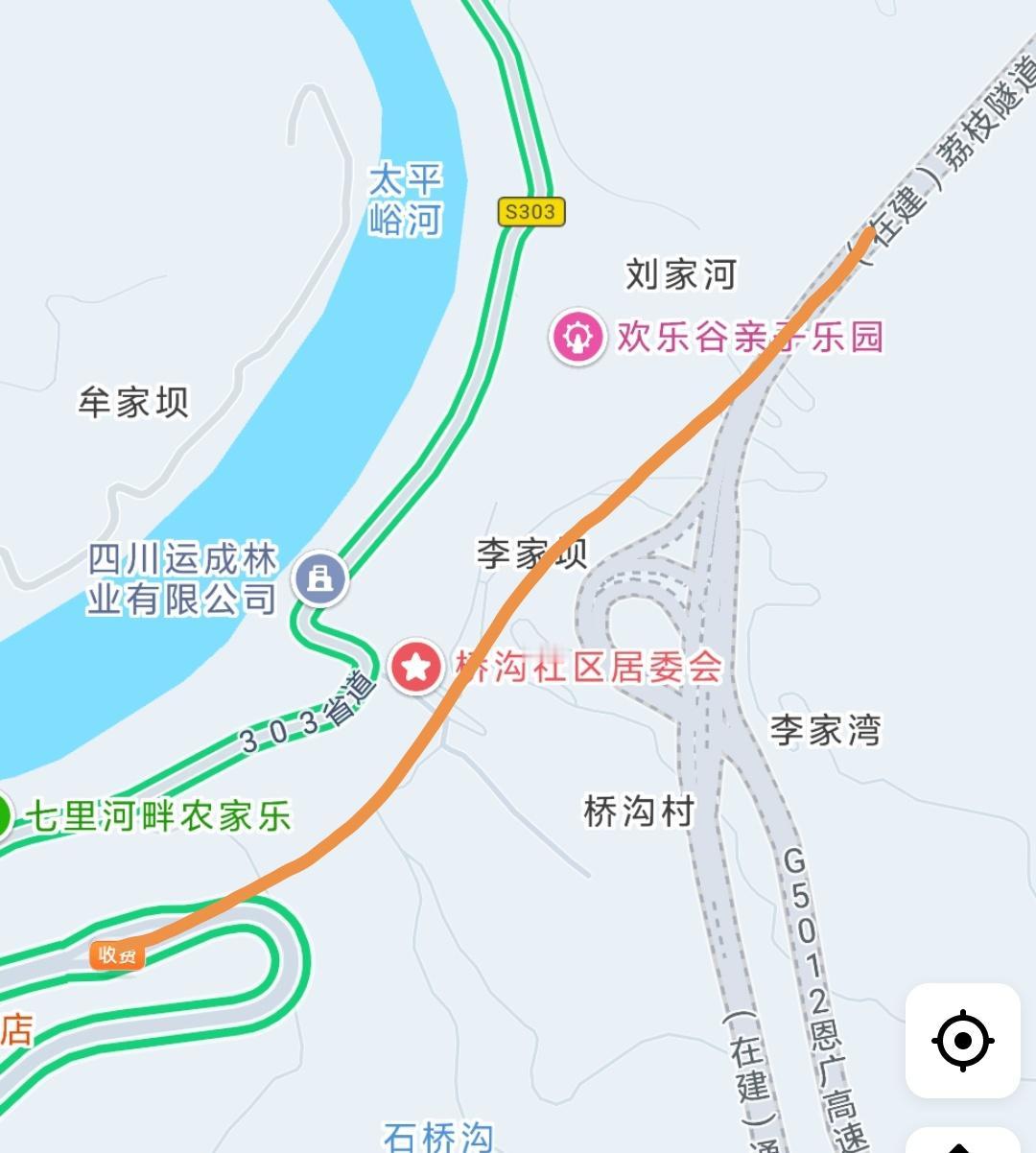 如果镇广高速能够直接修一条连接线到平昌东收费站就更好了，不用绕行那么远一段路，可