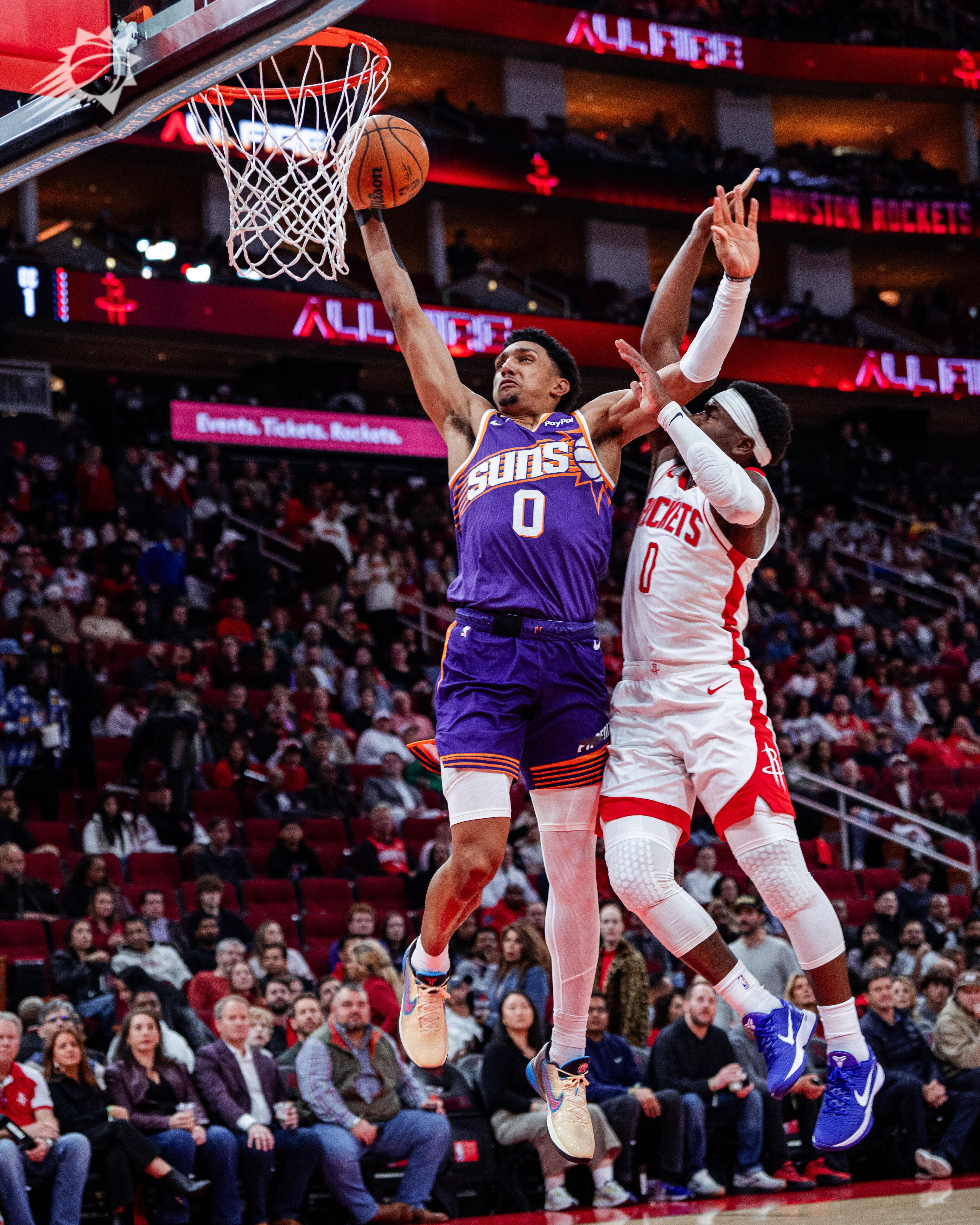 Ryan Dunk!邓恩的快攻扣篮是真的帅菲尼克斯太阳旭日东升太阳vs火箭