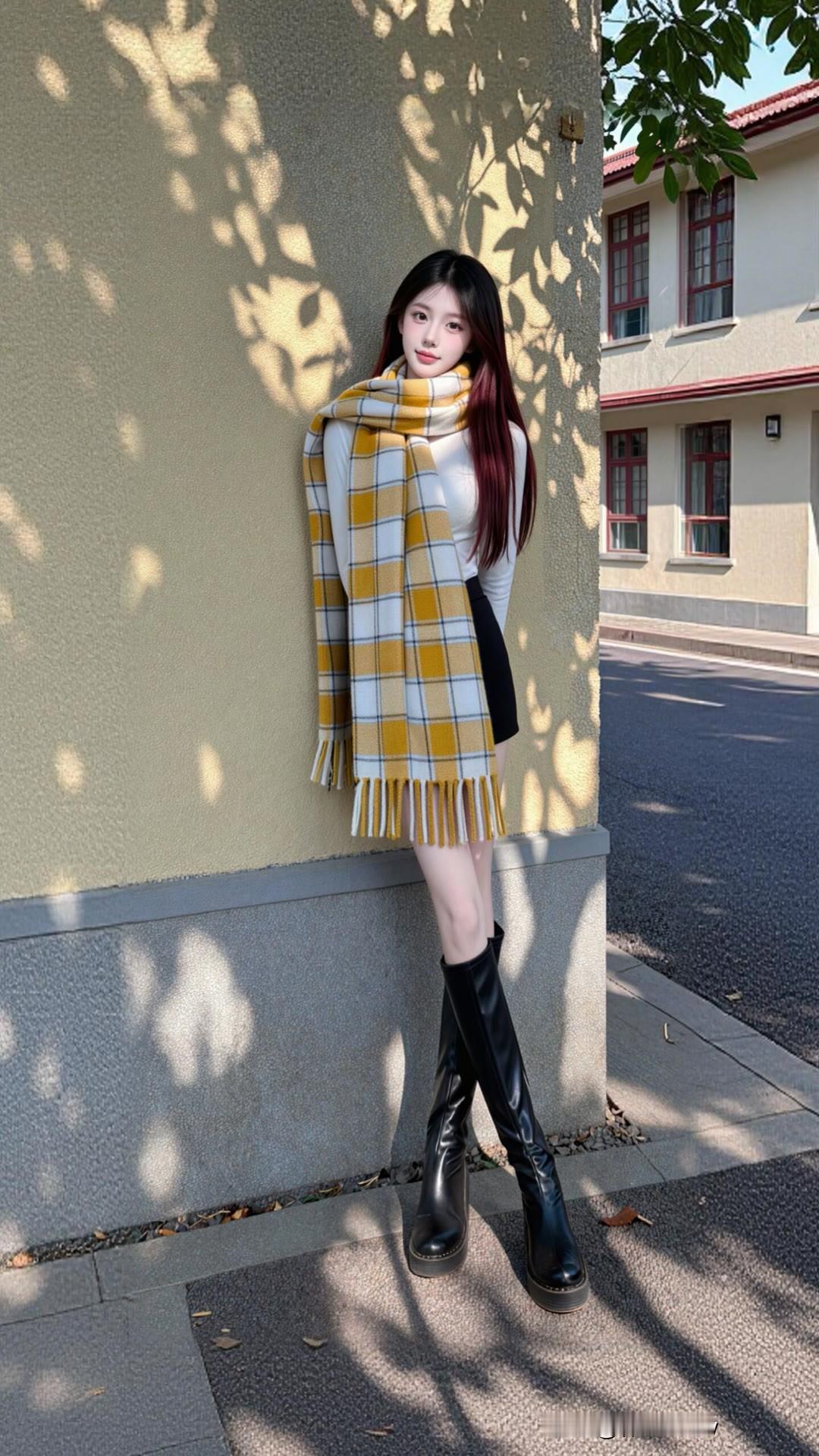 看看气质女神的穿着搭配吧貌美肤白大长腿，美女时尚穿搭很迷人大长腿 极品美女穿搭