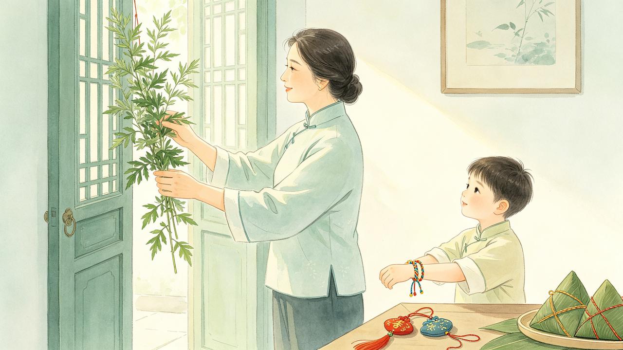 端午四挂：挂的是习俗，护的是家人

端午挂物，从来不是封建讲究，而是古人纯天然的