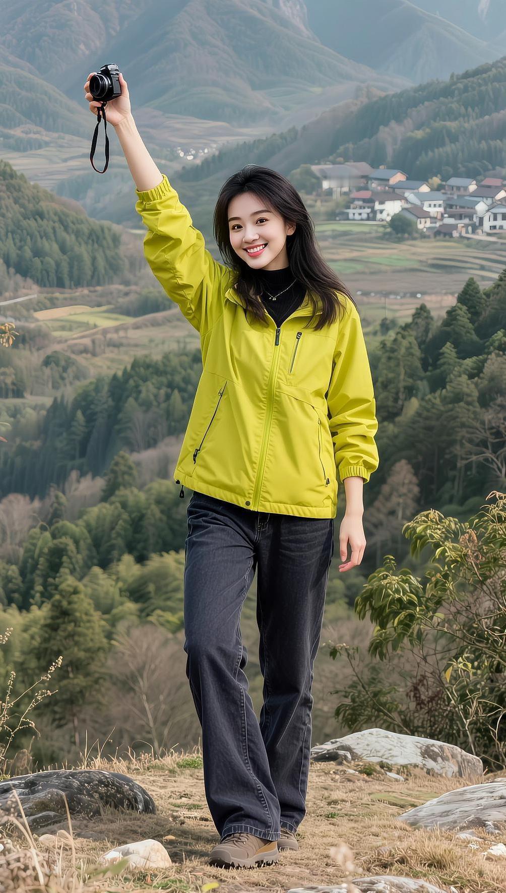 AI山野生活照 抖音ai创作