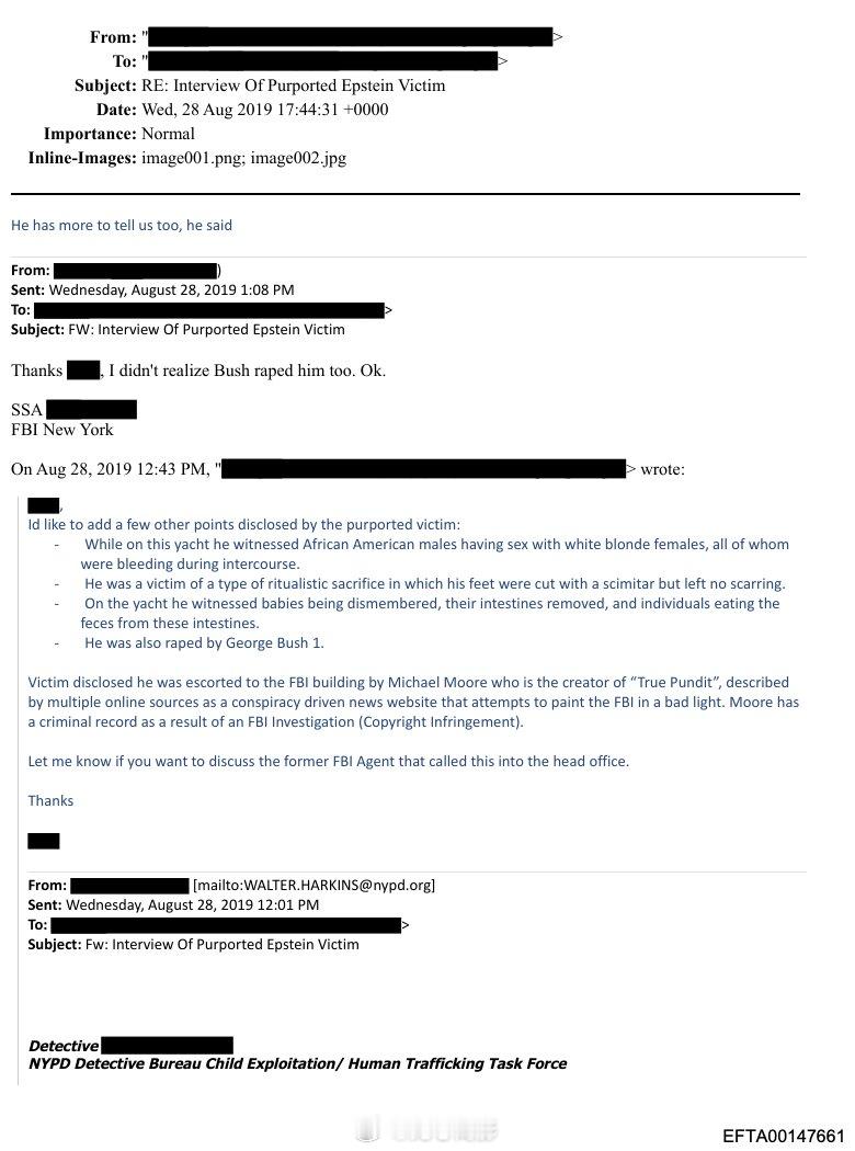 爱泼斯坦案剩余文件被公布 这篇编号为EFTA00147661的文件我就不翻译了，