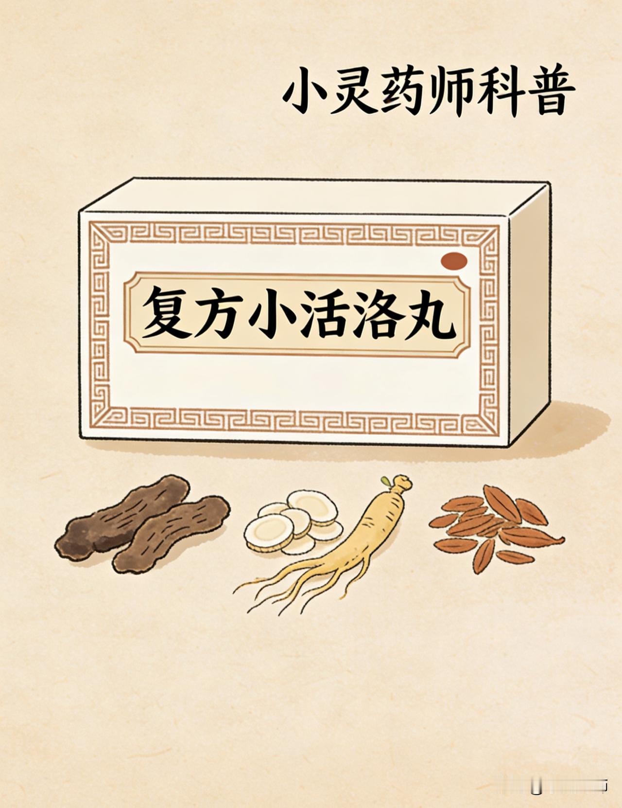每天了解一个药品之复方小活络丸
成份:川乌（甘草银花炙）、草乌（甘草银花炙）、当