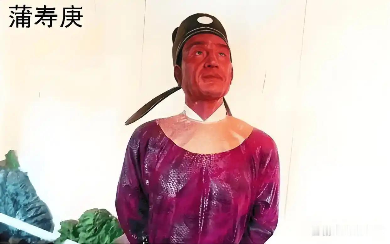 曾被朱元璋下令屠族的蒲氏家族

蒲寿庚的祖上，是波斯湾漂洋过海来做生意的阿拉伯商