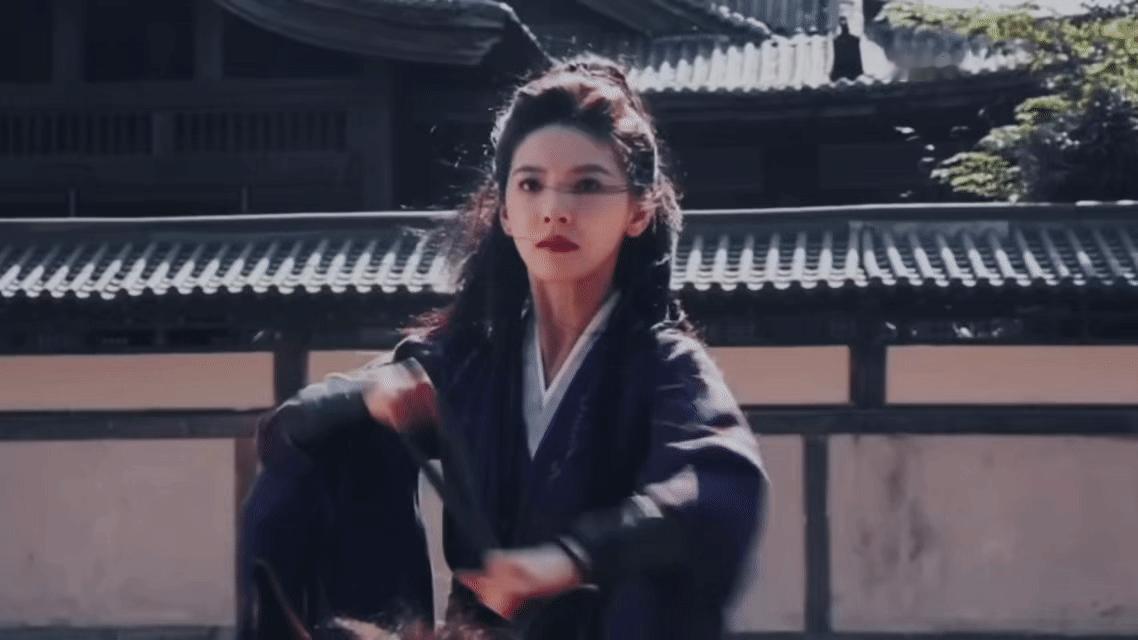 章若楠披发这一下电视剧雨霖铃章若楠雨霖铃造型都好美披发这一下更是神镜头古装也特别
