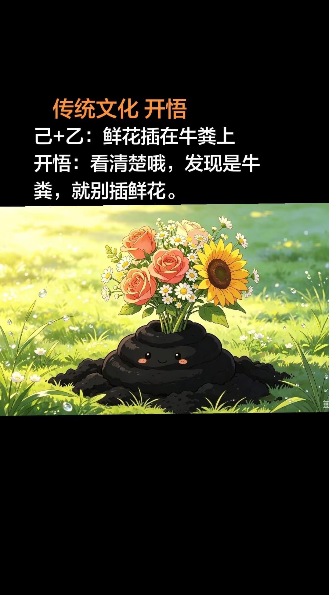 国学开悟 图片来自AI.