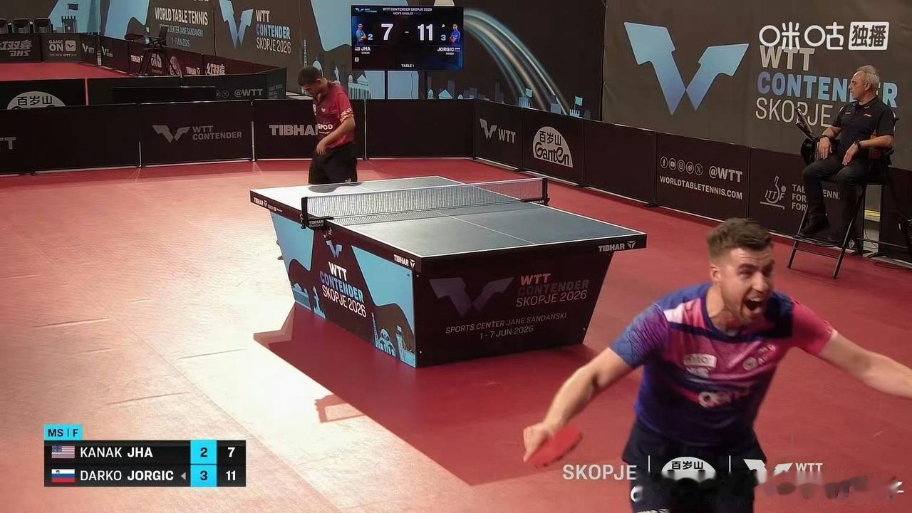 达科终于拿下2026WTT斯科普里常规挑战赛男单冠军🏆
决赛4-2鏖战卡纳克，