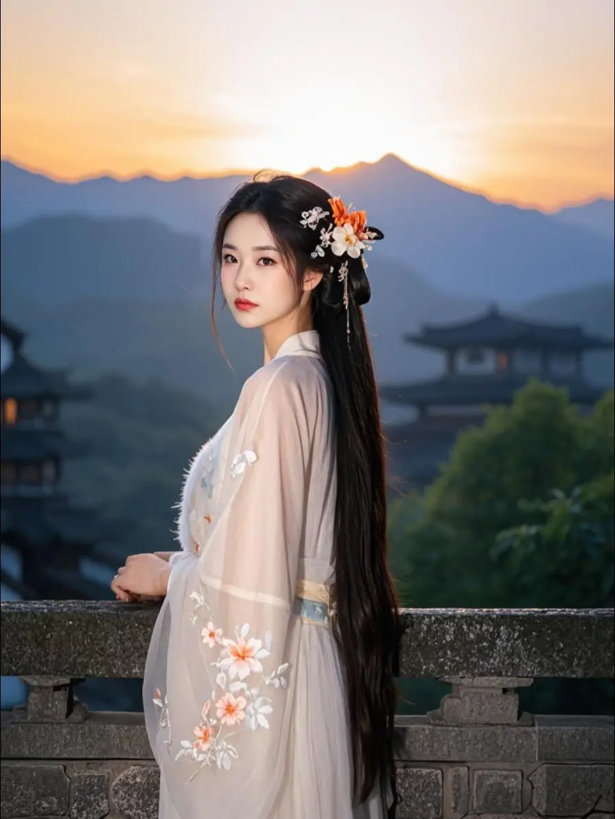 AI花藤晚霞美影