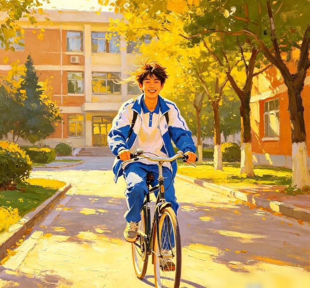 进了高中才发现一个扎心的事。

我家儿子去年刚升的高一，之前我总抱怨他脑子不如别