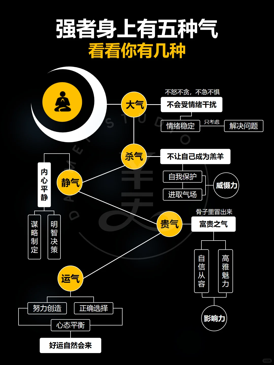 强者具备的五个强大气场‼️看看你是哪一款‼️