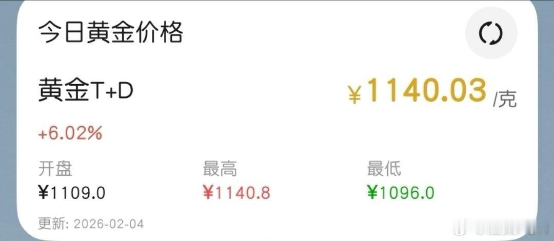 银价又爆了 金价也爆了！ 现在稳定在1140元/克，要知道最高也就1251元/克
