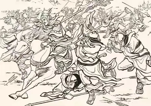 兵败如山倒。在一场战斗中，两军阵势对圆，此将惯性思维以为一个冲锋就能解...