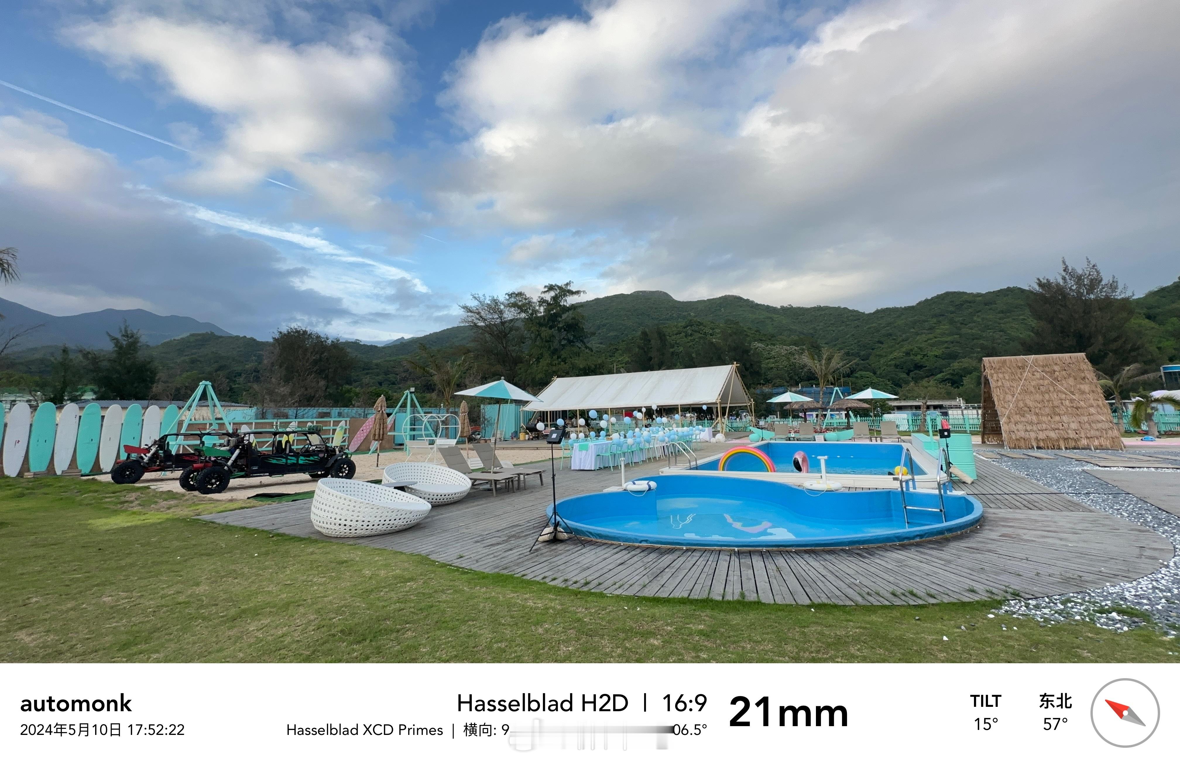 最轻松愉悦的一次车友聚会，今天天气也特别给力，深夜海滩绚丽多彩的烟花燃放给活动画