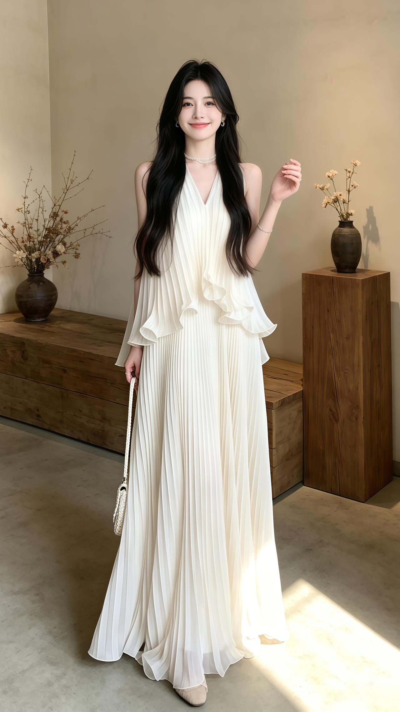 仙女裙 穿搭夏季穿搭高级感穿搭 ootd穿搭