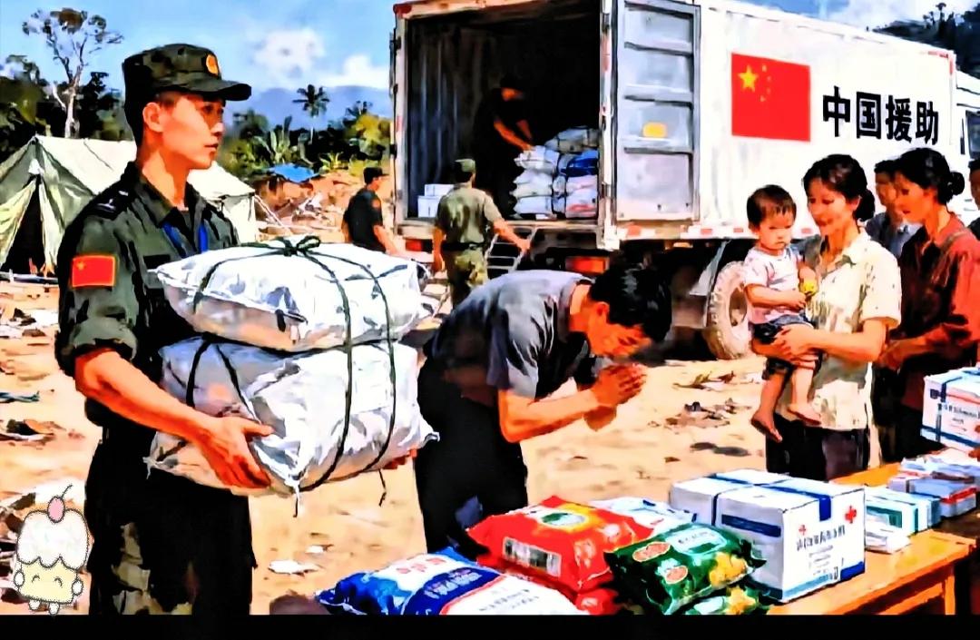 东方大国民众
好像对援助马科斯一事颇为不满！

前几日，东方大国驻某国大使馆宣布