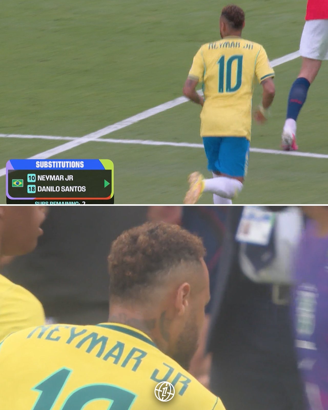 ⚽️ 内马尔在1/8决赛对阵挪威的比赛中替补登场，并打进一粒点球😢 可惜最终巴