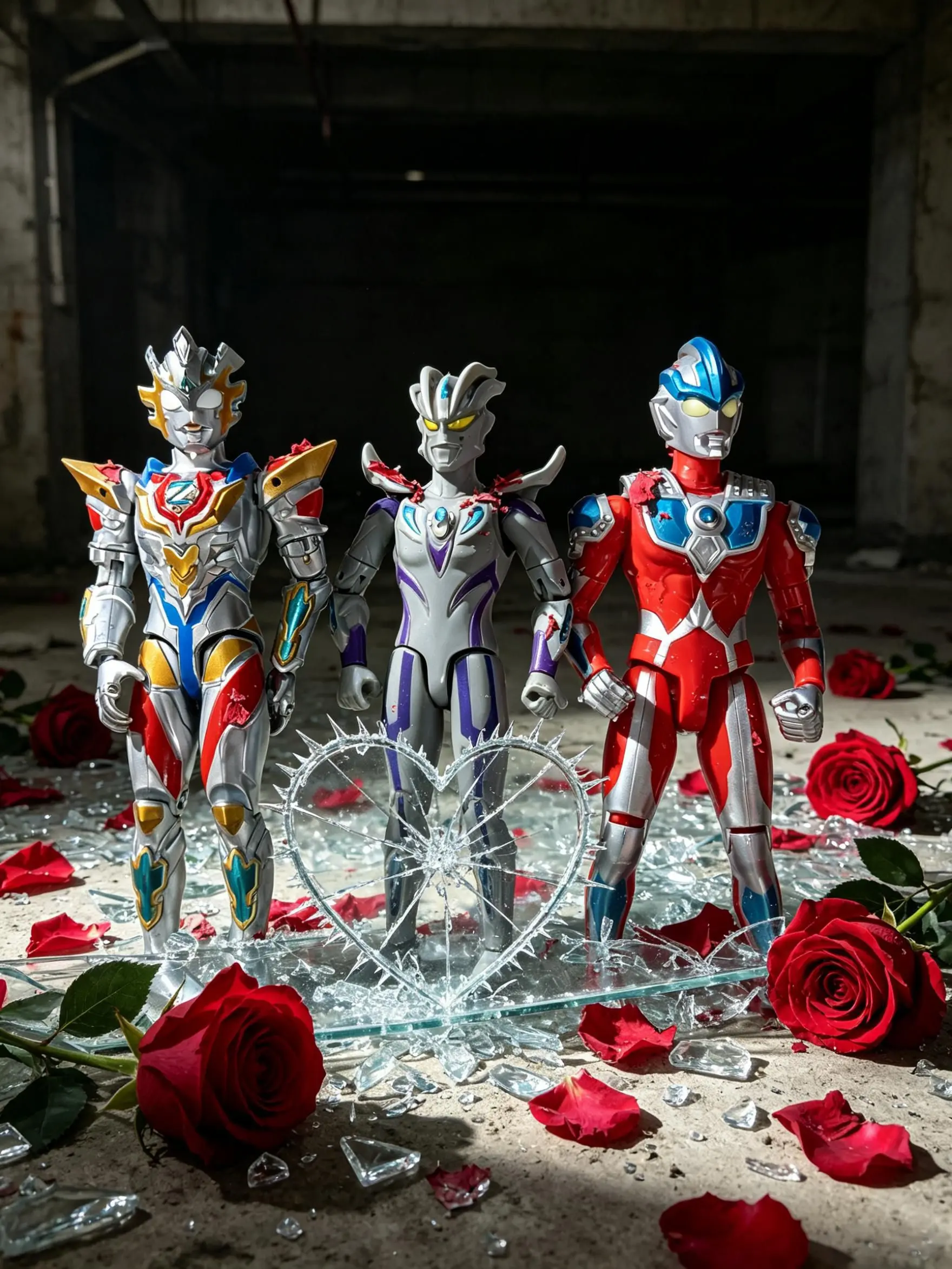 AI破碎美学特写 奥特曼儿童动画片