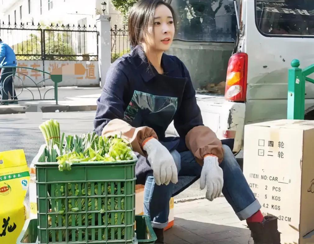 高叶竟然演过这种卖菜大妈，一个卖菜的花这么精致的妆容，恕我孤陋寡闻，在现实中没看