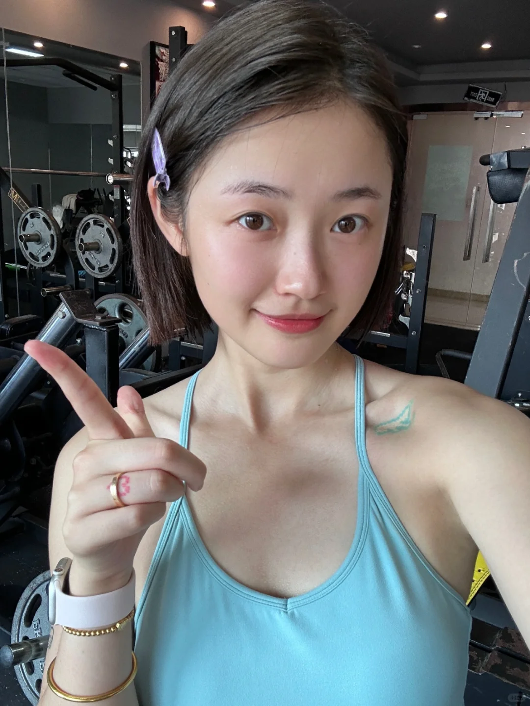 来自健身人士的29岁素颜