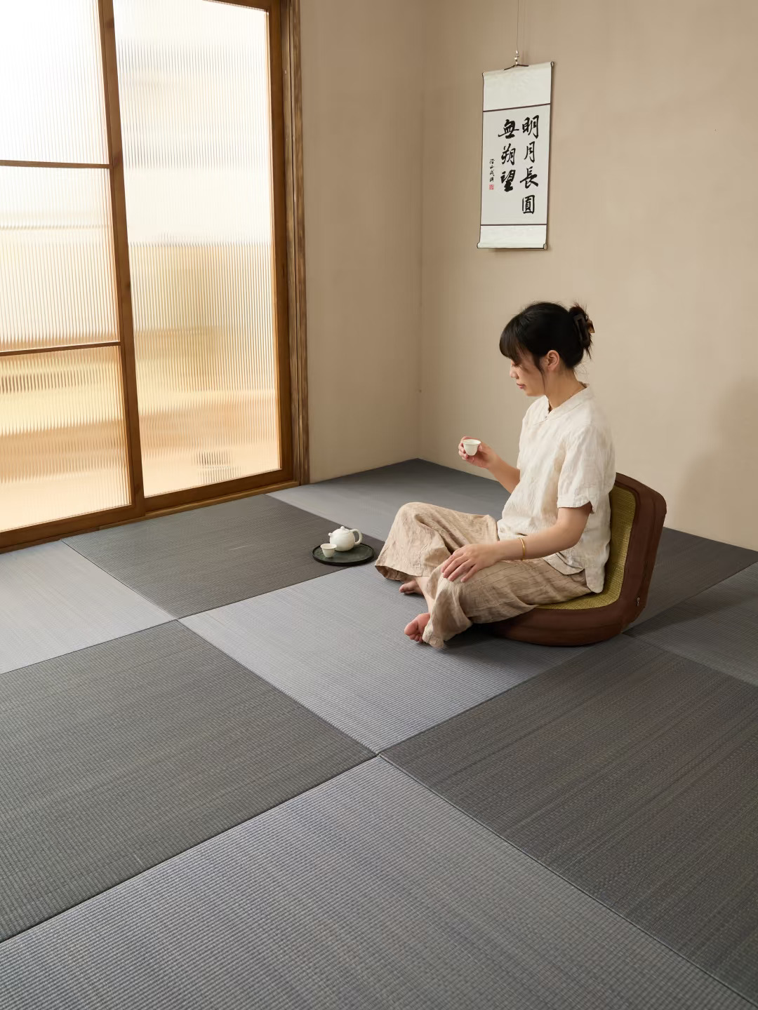 高级灰榻榻米的松弛美学，快来定制！