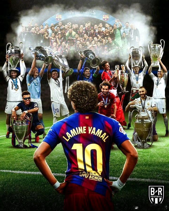 亚马尔至今没有欧冠冠军，球王之路非常坎坷！

梅西19岁拿欧冠，那是2006年。