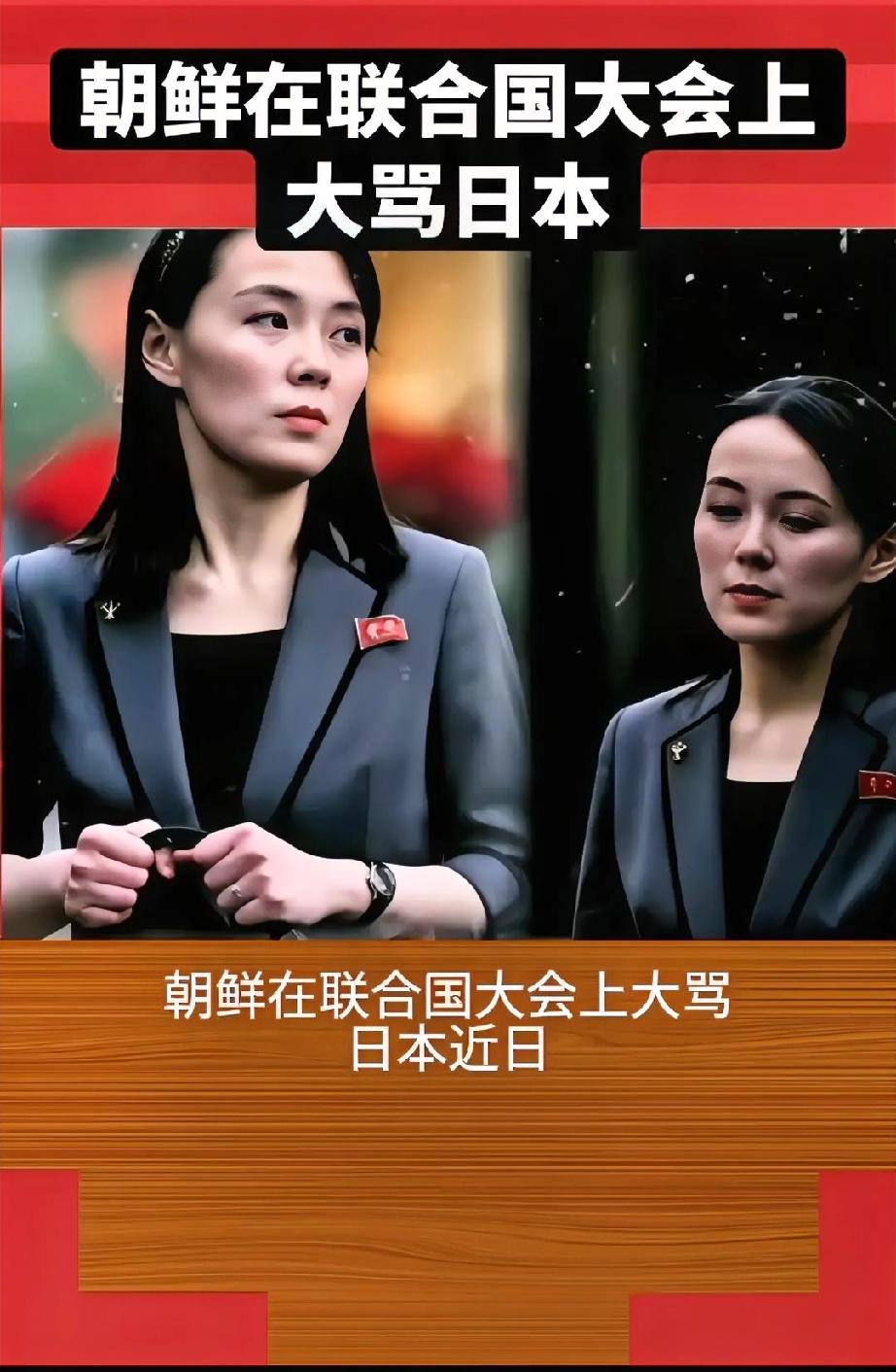 这次联合国大会算是让人开了眼。

朝鲜代表真是没把日本当外人，上来就是一顿“贴脸