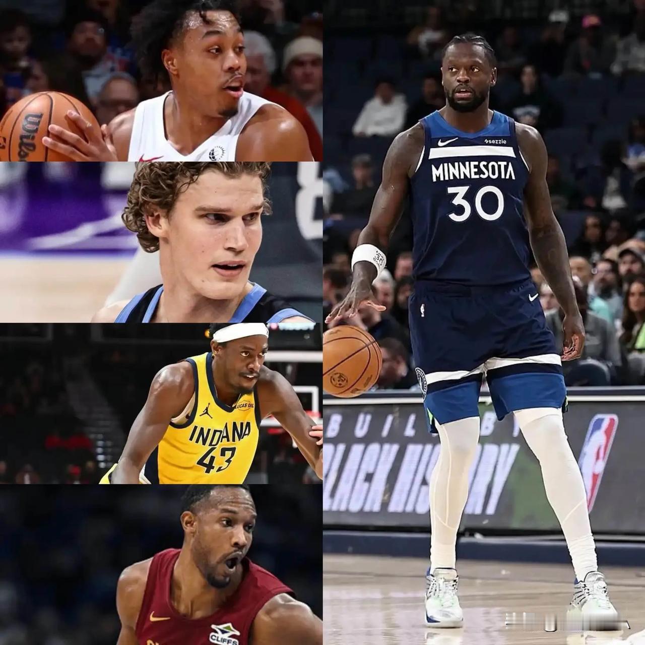 现役大前锋，除了字母、塔图姆，放在二十年前，这几个虾兵蟹将没法看！

骑士莫布利