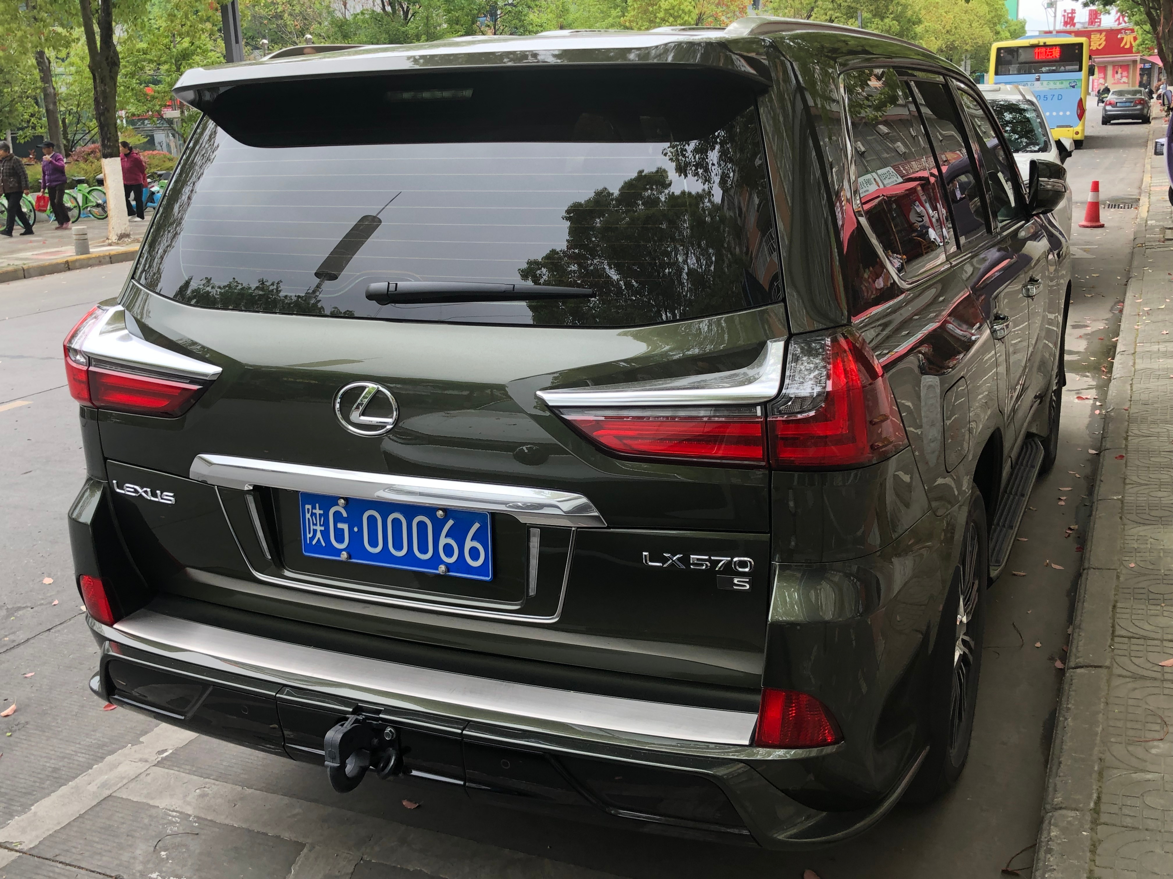 全球车牌 陕G00066雷克萨斯LX570