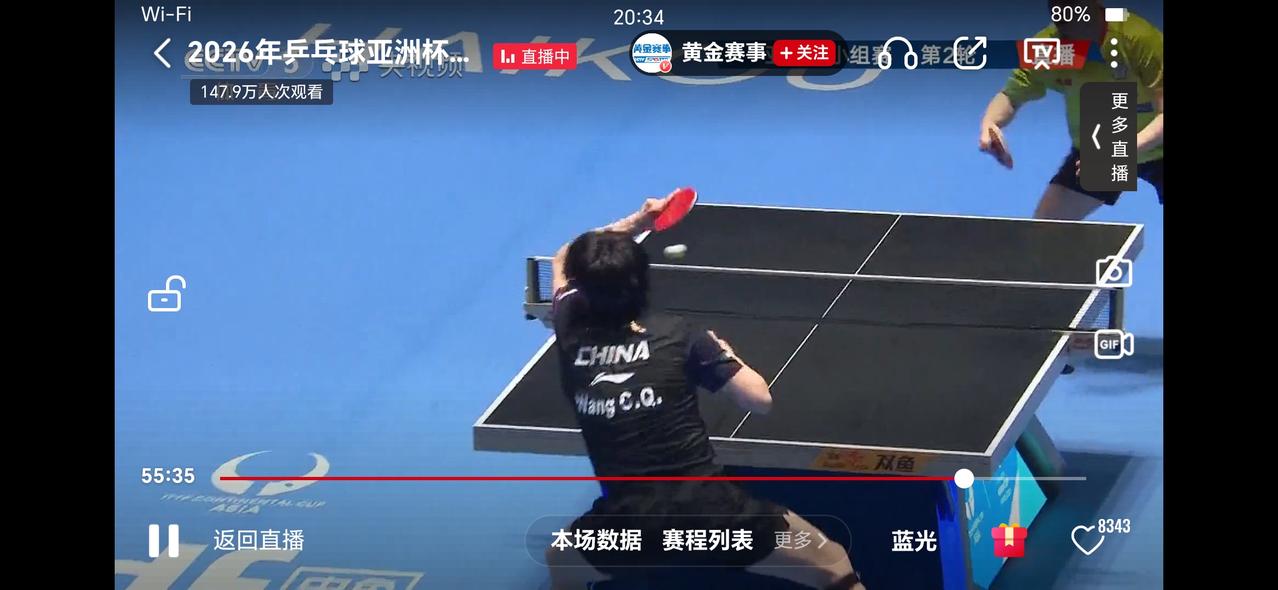 王楚钦打球就是让人放心，兵不血刃击败台北的冯翊新。不过冯翊新虽然输了，未来可期。