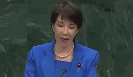 狂妄的高市早苗自不量力，妄图删除联合国“敌国条款”
 
当地时间9月22日，纽约