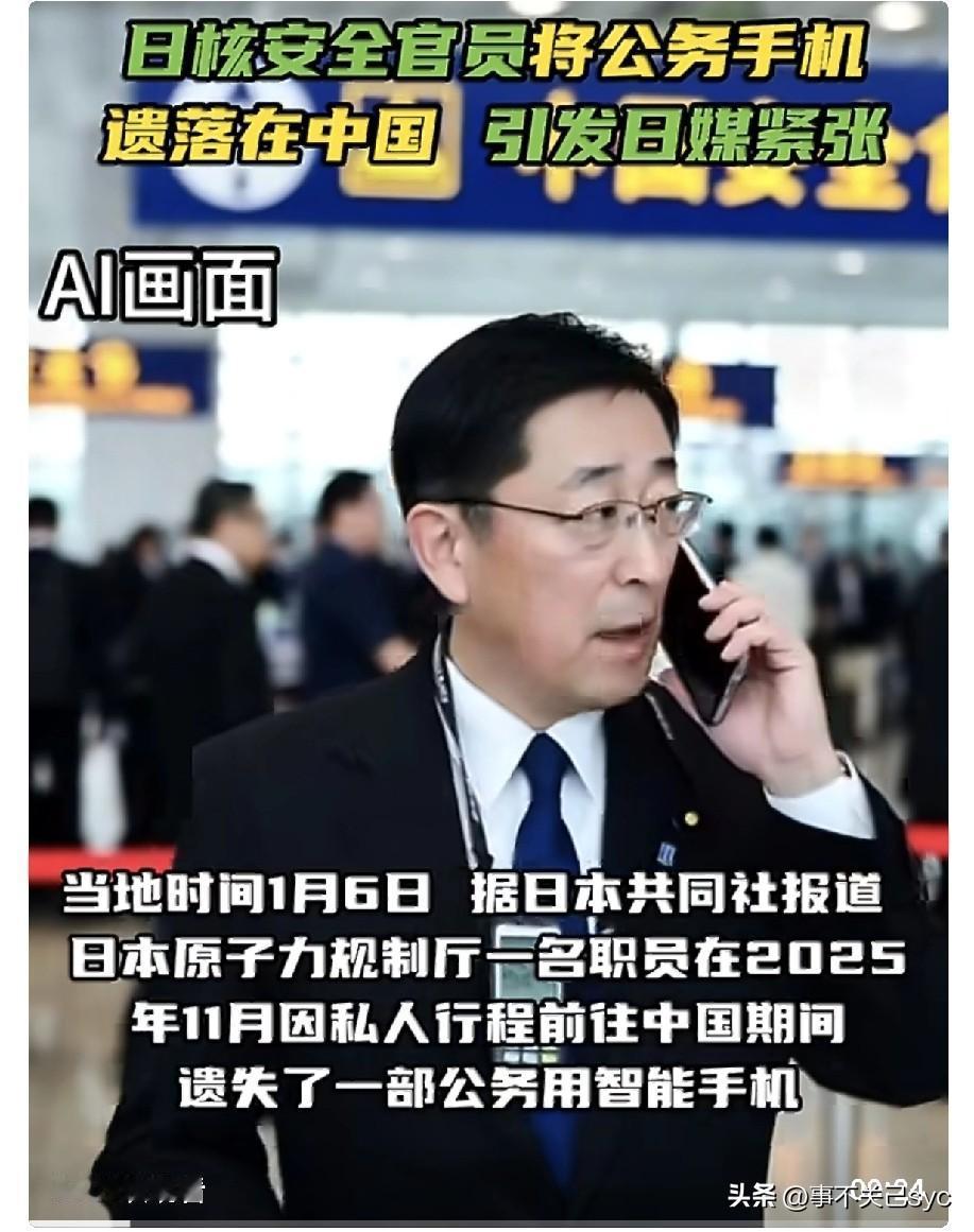 当地时间1月6日，据日本共同社报道，日本原子力规制厅一名职员在2025年11月因