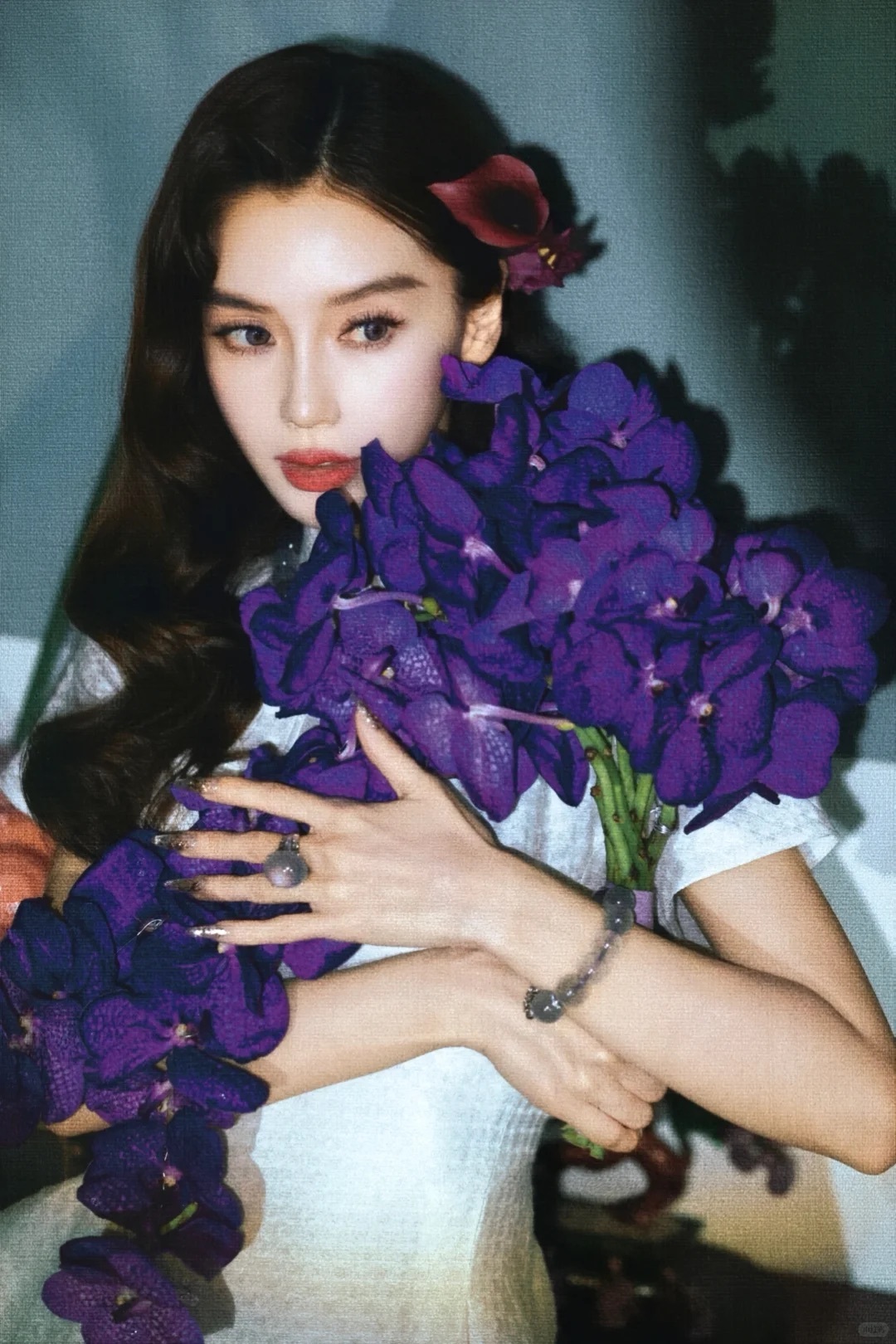 wk金白开给angelababy拍的生日写真这也太绝了吧 angelababy