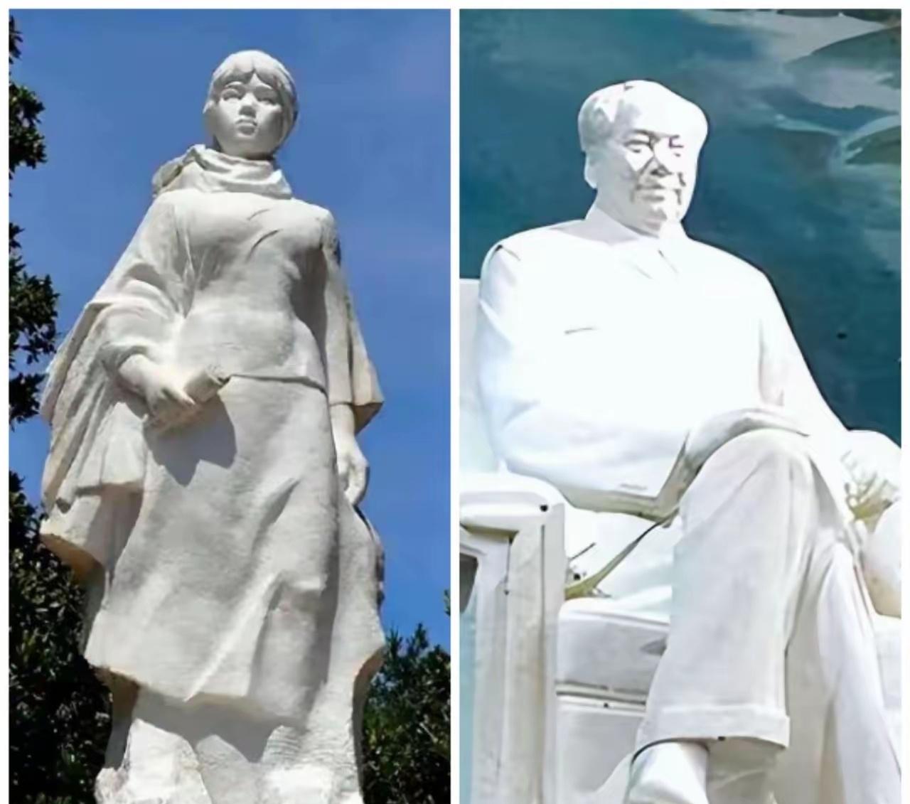 骄杨纪事（398字）
 
1990年湖南筹备为杨开慧塑造雕像，四处寻访汉白玉未果