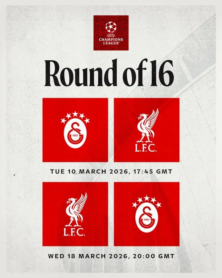 利物浦vs加拉塔萨雷前瞻：红军主场复仇 强势晋级欧冠八强北京时间3月19日凌晨4