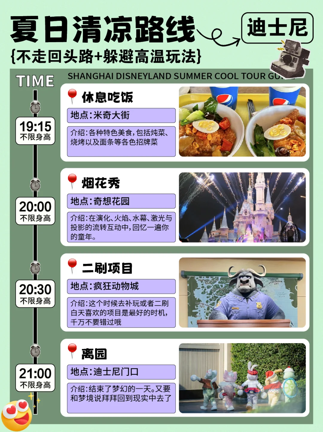 上海迪士尼｜不走回头路游玩路线推荐‼️听劝