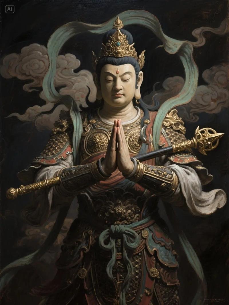 农历六月初三，韦陀菩萨的圣诞日有幸见到韦陀菩萨，即转赞菩萨为你降伏魔障、庇佑你通