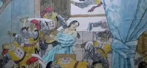 “牡丹花下死！”1864年，攻入天京的李臣典看到了洪秀全留下的无数美女，色心大起