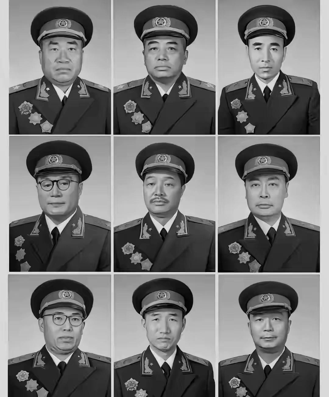 九位老元帅当中，能认出三位，历史绝不会差！
