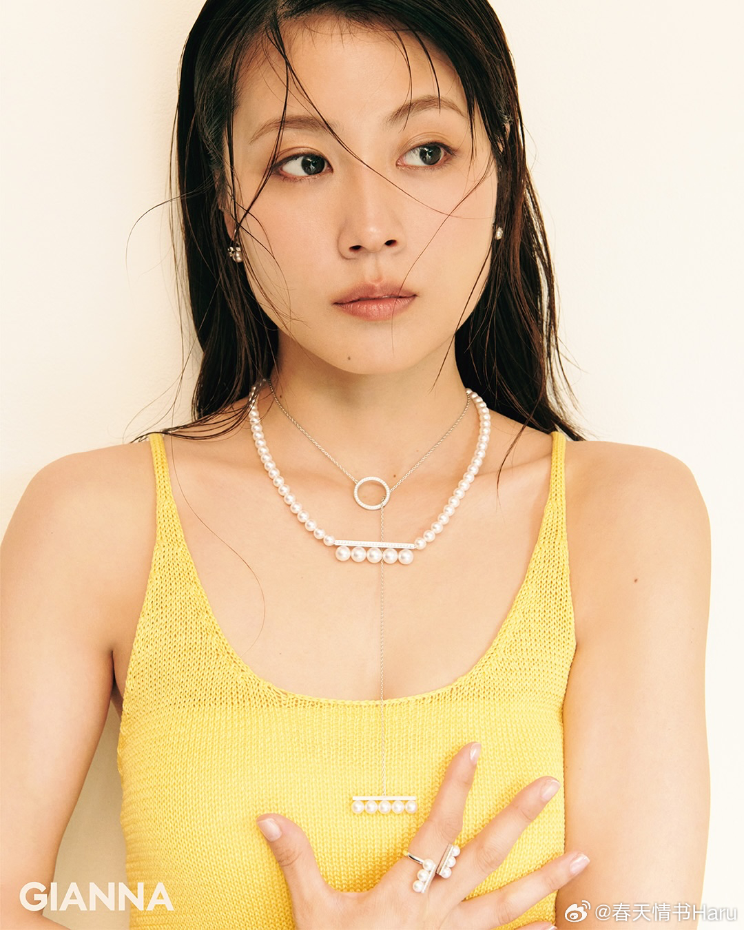 有村架纯为Gianna杂志拍摄的照片 