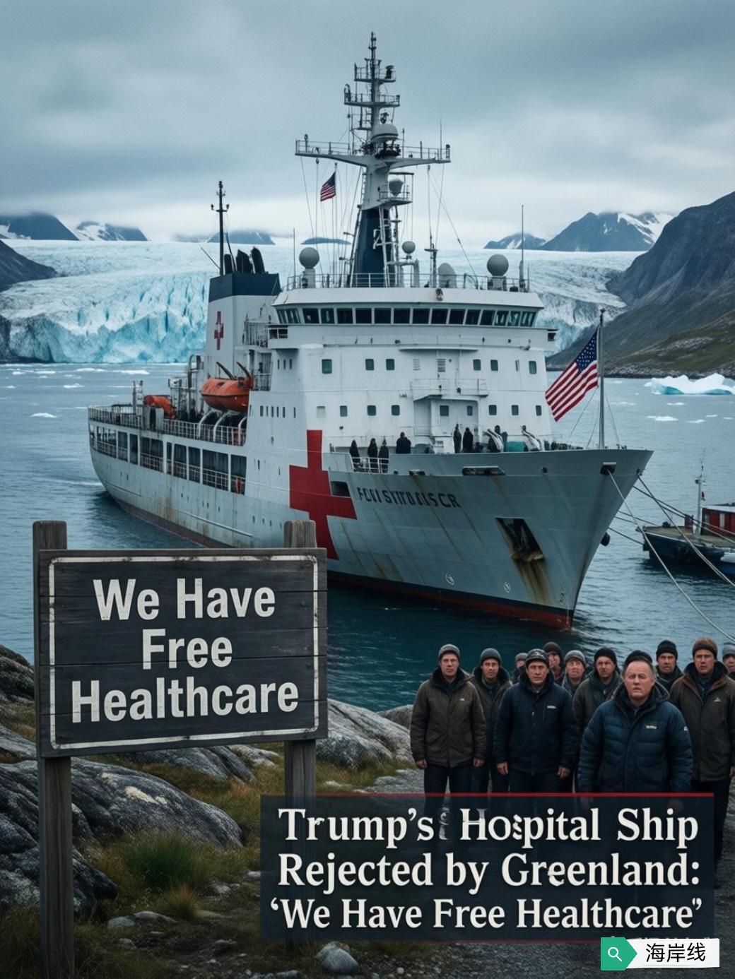 这事儿闹得，挺尴尬的。

法新社2月22日的消息，特朗普那边刚宣布要往格陵兰岛派