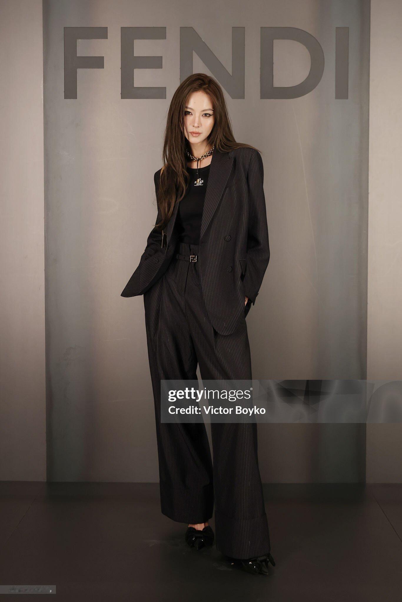 出席Fendi米兰秀场的亚洲面孔 G社生图直出唐嫣/宋雨琦/方灿/许允真/腻腻 