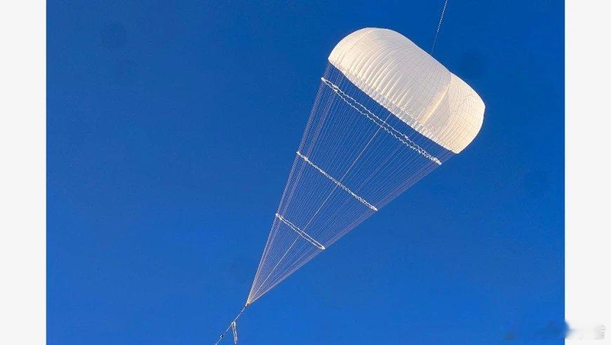 这样滴发电模式啊.天下真是独一无二......世界最大高空风力发电捕风伞成功开伞