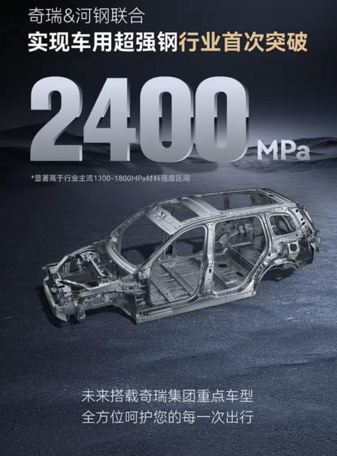 看小米新一代SU7的宣传说，新SU7的白车身也采用了2200MPa超强钢车门防撞